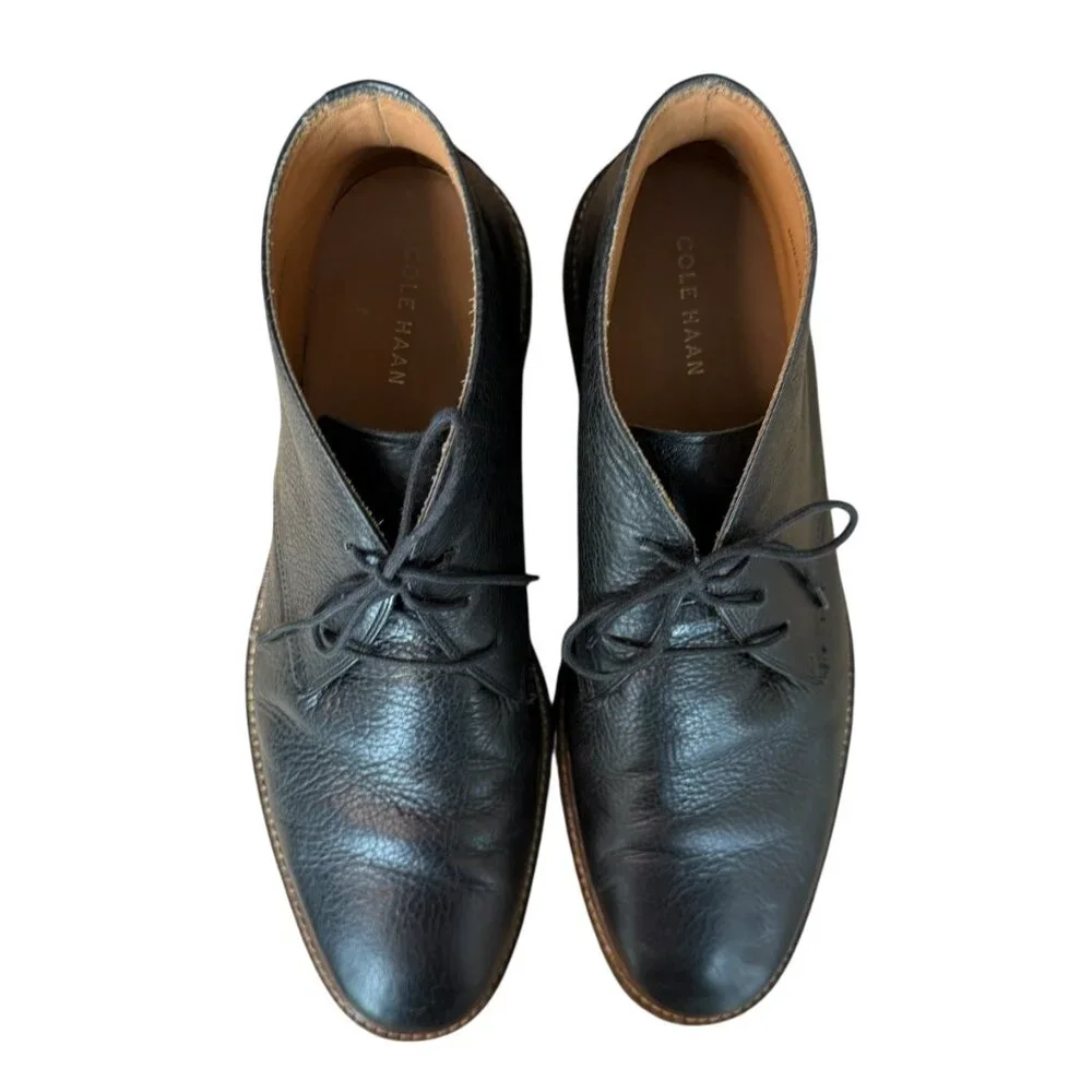 Cole Haan‎ Men's Black Leather Boot Size 12